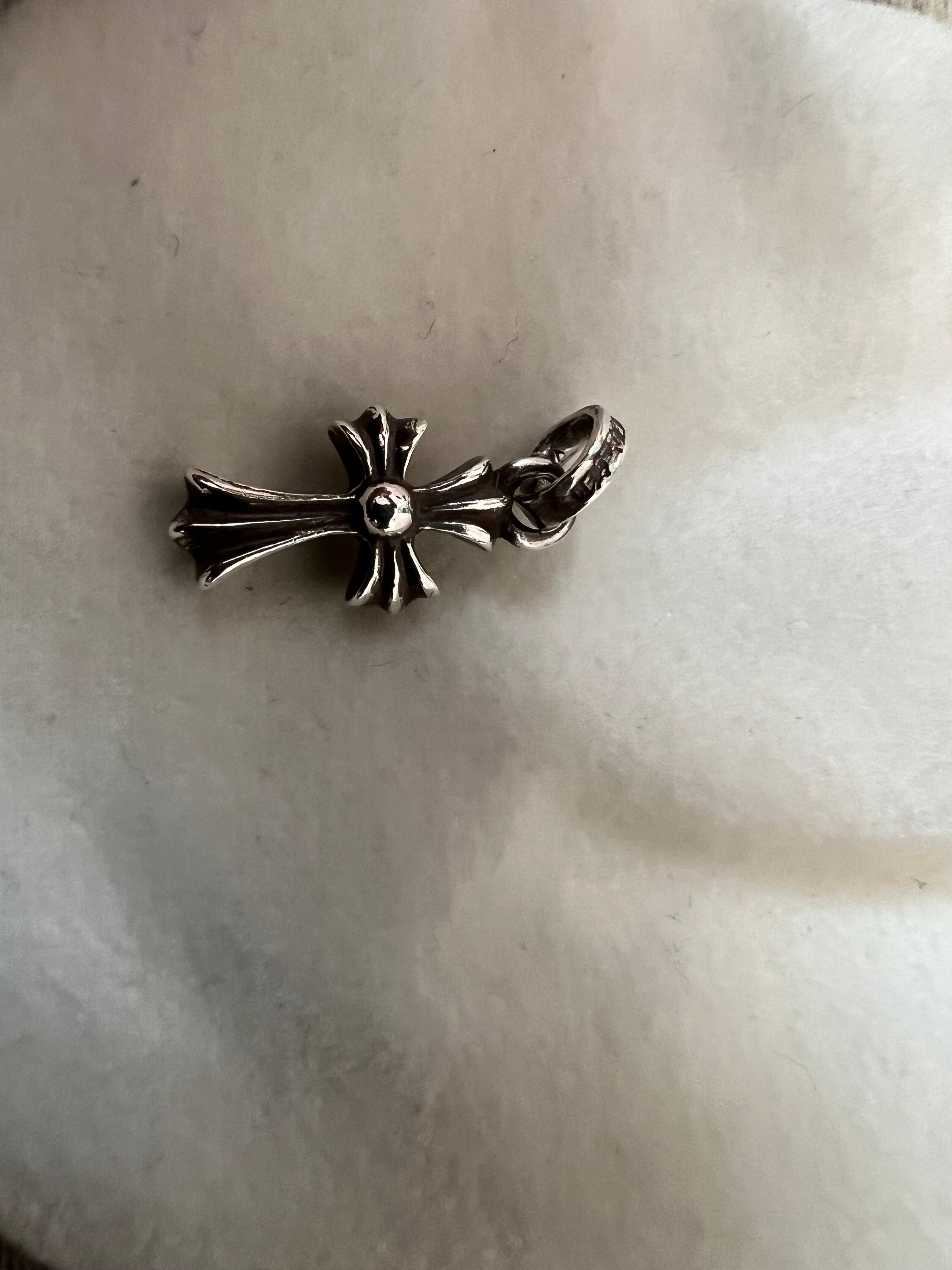 Chrome Hearts CH Cross Baby Fat Charm "Silver"