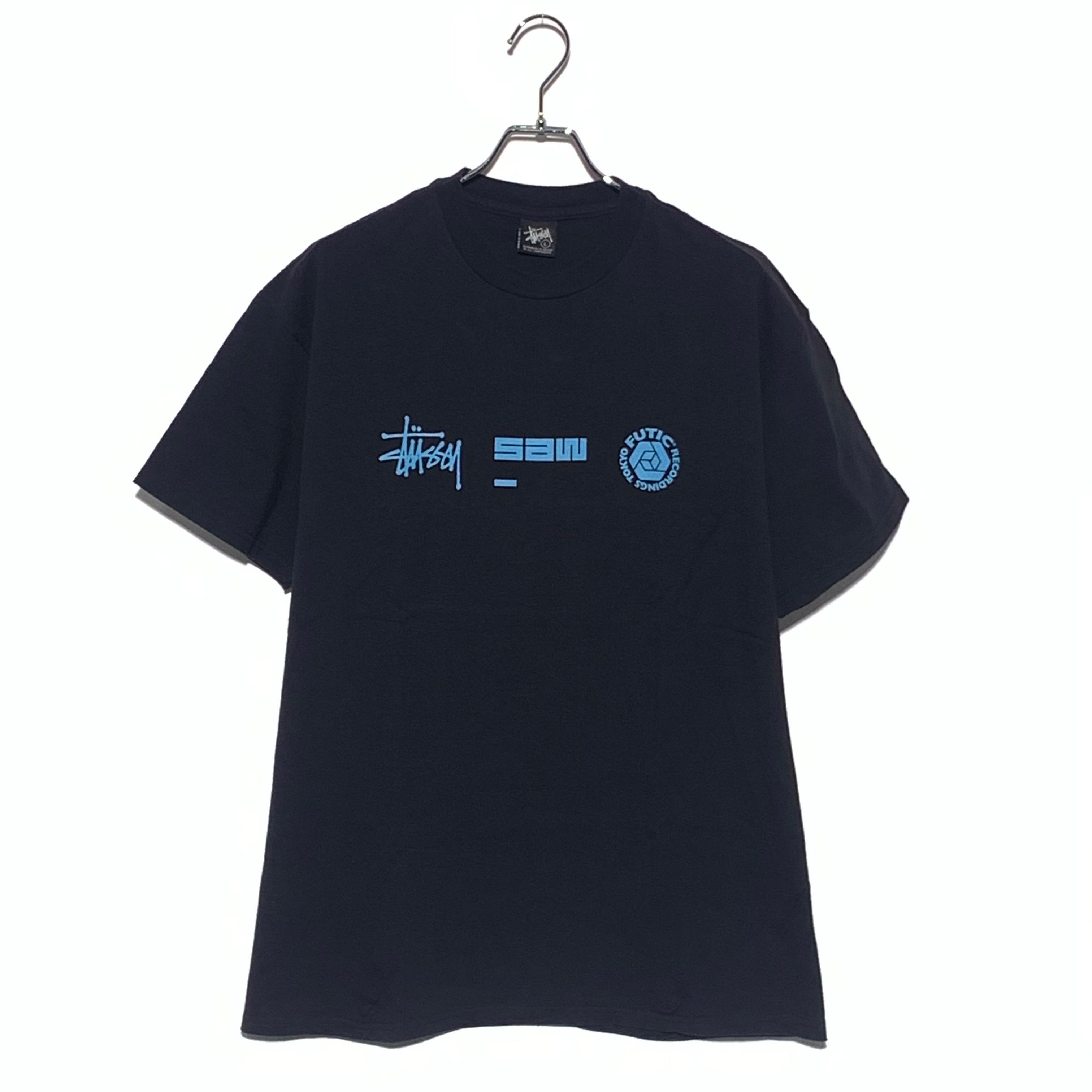 STUSSY×SAW×FUTIC Tee Black