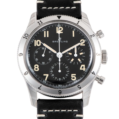 【新品】BREITLING ブライトリング AVI REF. 765 1953 リ・エディション 世界1953本限定 AB0920131B1X1(AB0920) ステンレススチール【中古】