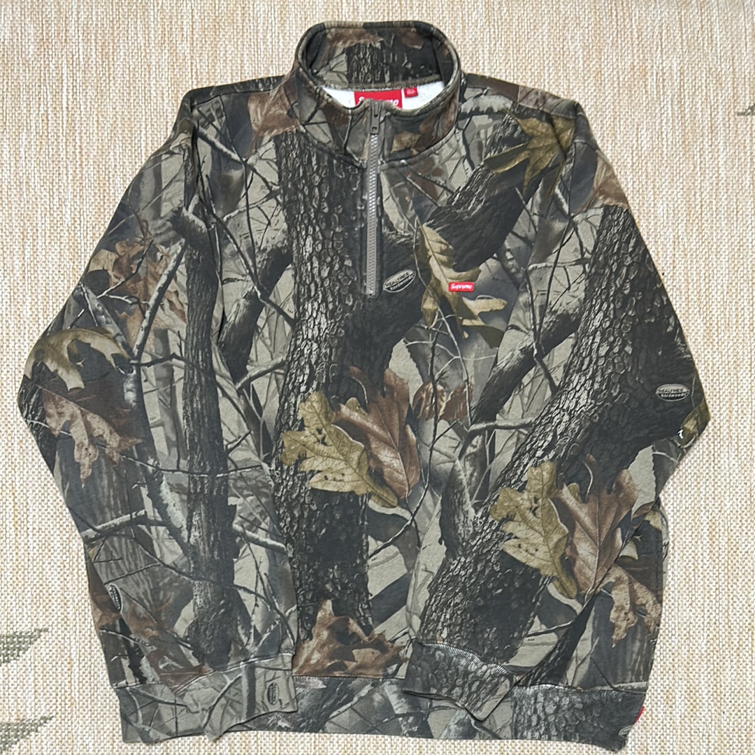 Supreme Small Box Half Zip Pullover 