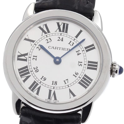 カルティエ ロンドソロ SM W6700155 レディース 【中古】
