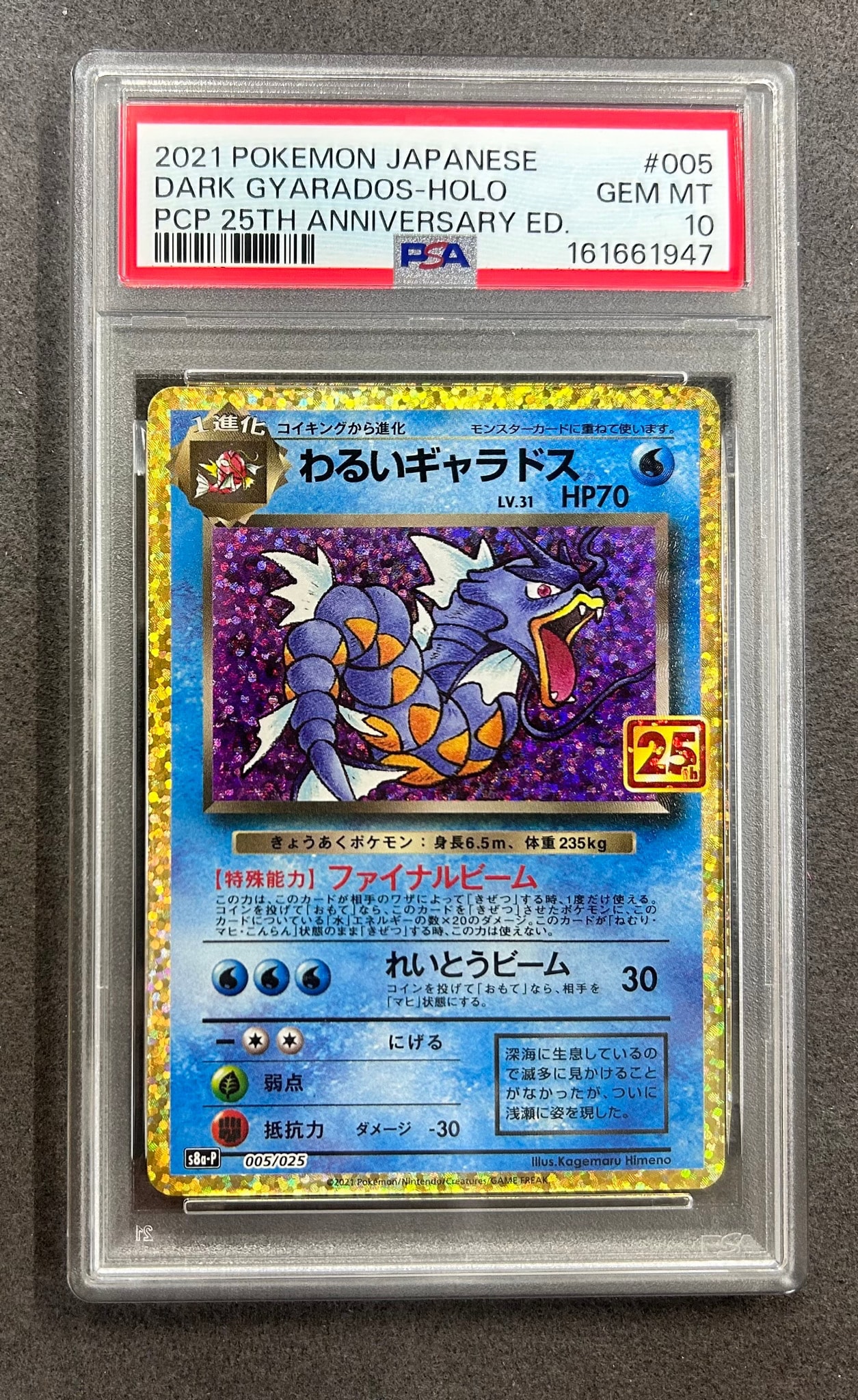 【PSA10】わるいギャラドス プロモ 25th ANNIVERSARY わるいギャラドス: プロモ[S8a-P 005/025](プロモカードパック 25th