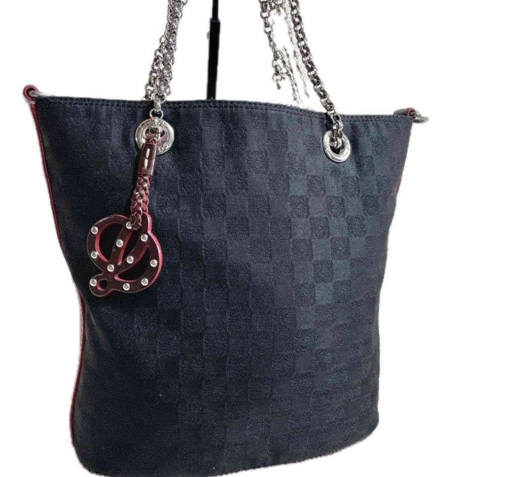 LOEWE ロエベ バケツ チェーン アナグラム ショルダーバッグ