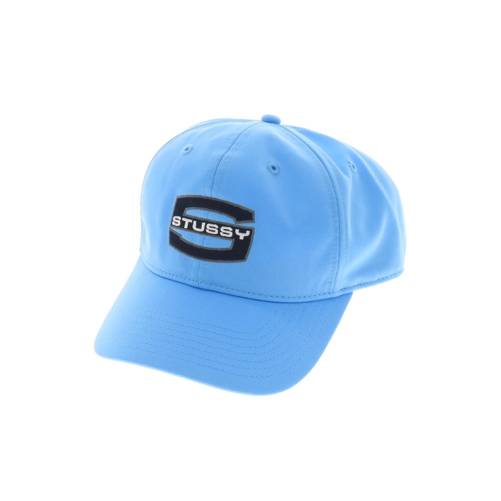 【中古】ステューシー STUSSY ポリエステル ベースボールキャップ ライトブルー【サイズ57cm】【メンズ】