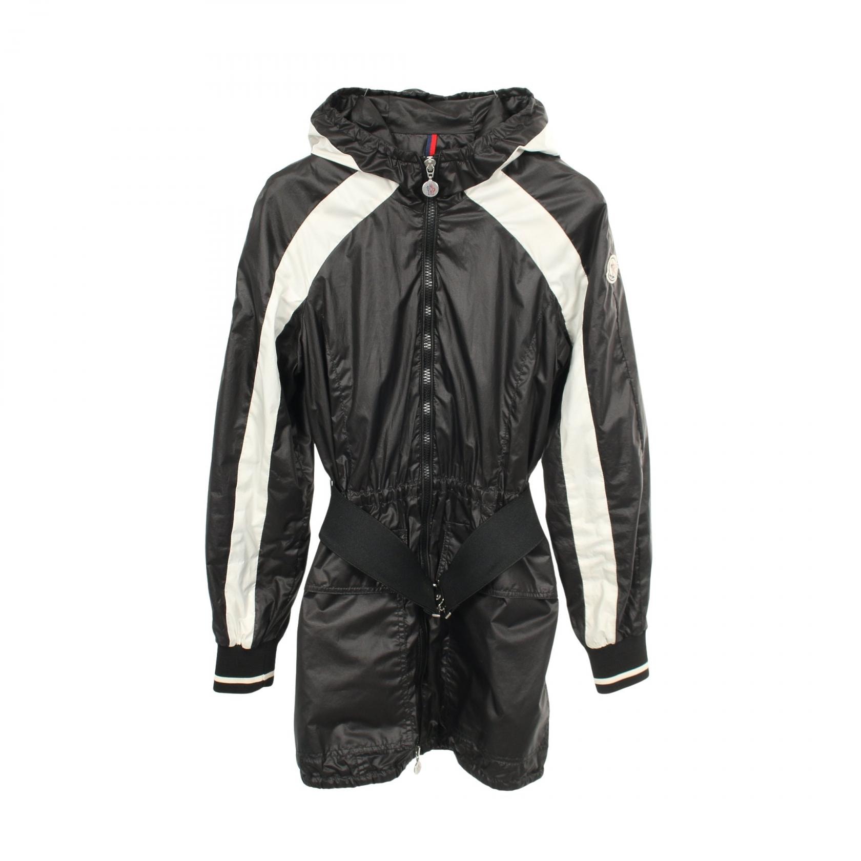 モンクレール MONCLER ナイロンジャケット 衣料品 アウター ポリエステル レディース ブラック系 【中古】