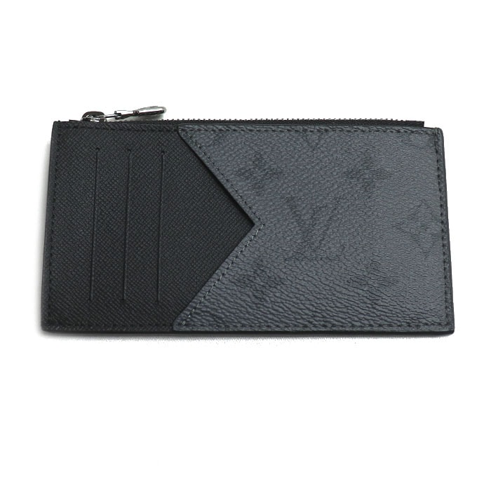 LOUIS VUITTON ルイ・ヴィトン コインカード・ホルダー コインケース モノグラム・エクリプス  グレー ブラック M69533 IC メンズ【中古】【極美品】