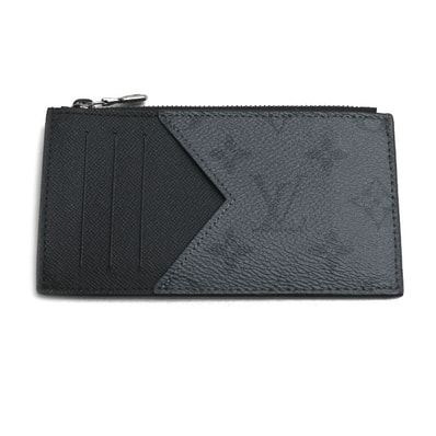 LOUIS VUITTON ルイ・ヴィトン コインカード・ホルダー コインケース モノグラム・エクリプス グレー ブラック M69533 IC メンズ【中古】【極美品】