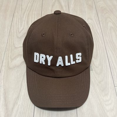 HUMAN MADE DRY ALLS 6PANEL TWILL CAP "Brown"