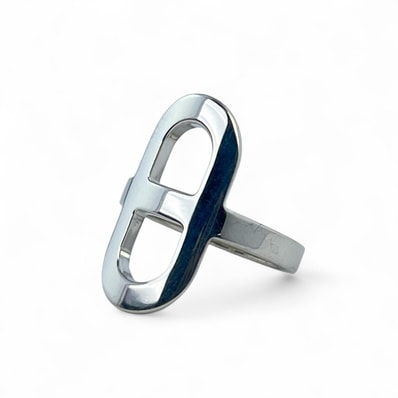 極美品 エルメス
リング・指輪 エヴァーシェーヌダンクル PM シルバー レディース 48 日本サイズ8号相当