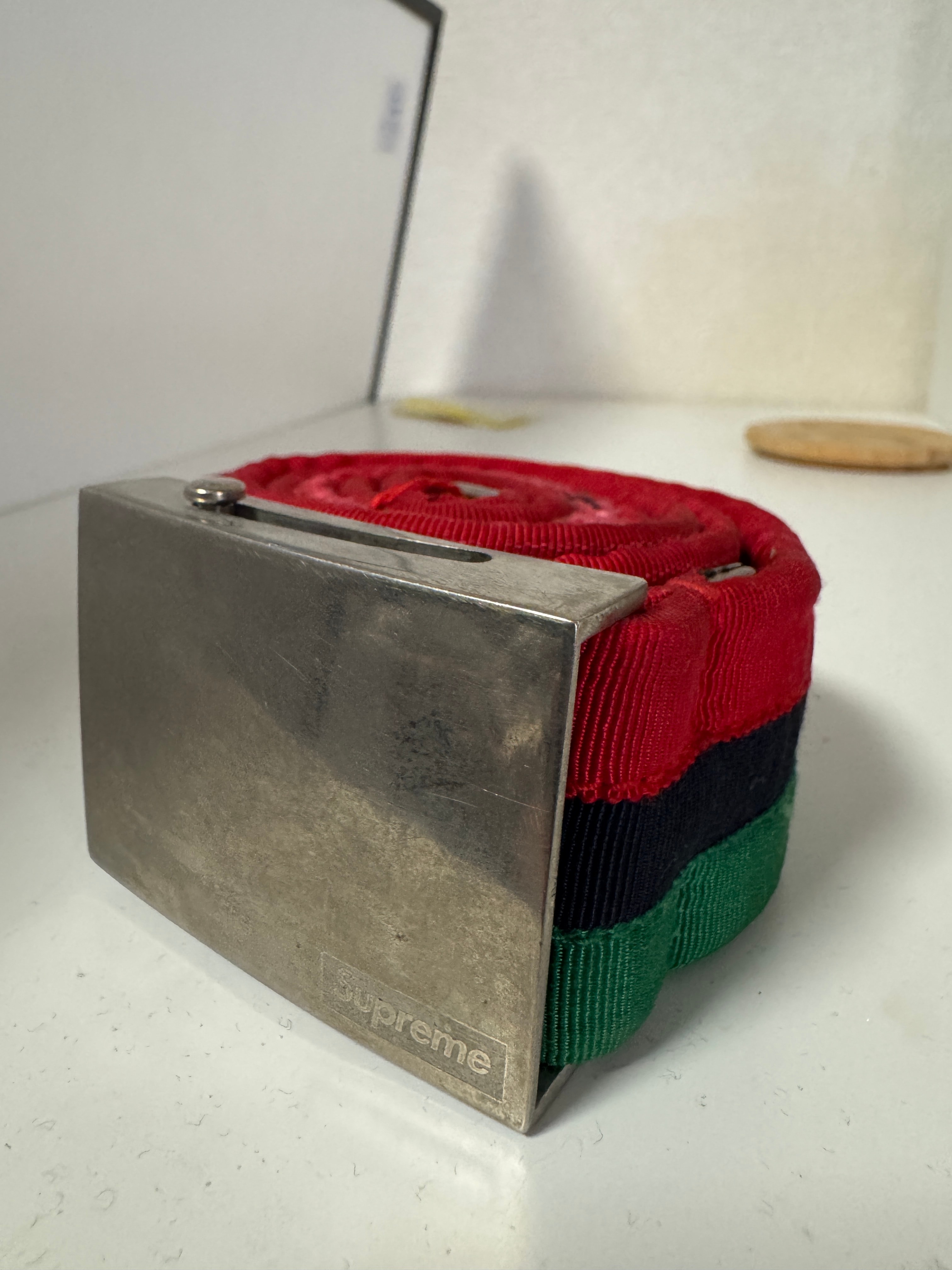 Supreme gucci柄ベルト