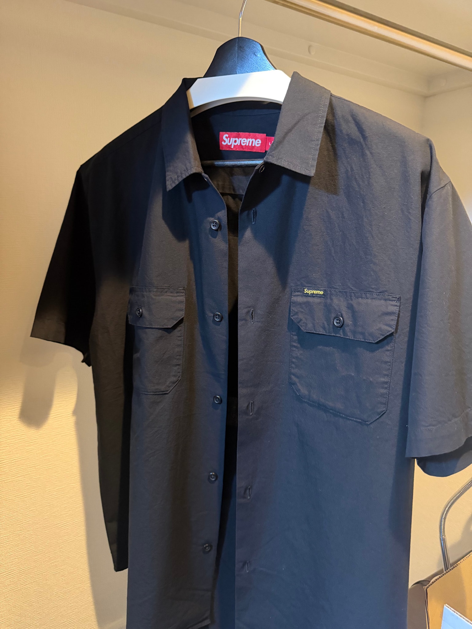 Supreme Ghostface S/S Work Shirt "Black"