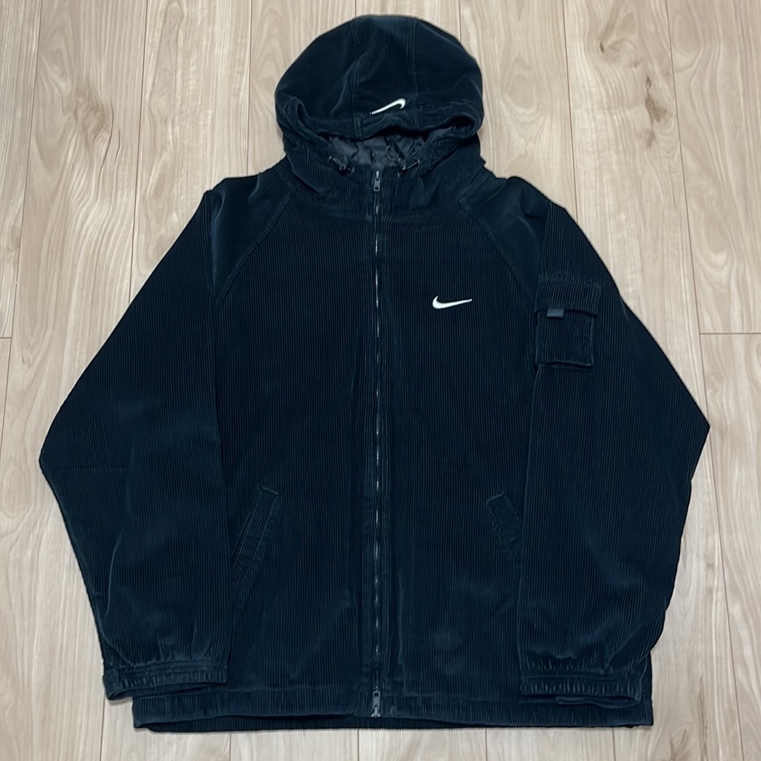 Supreme x Nike Arc Corduroy Hooded Jacket "Black"