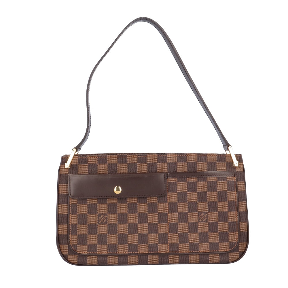 ルイヴィトン オーバーニュ ダミエ ショルダーバッグ ダミエキャンバス N51129 ブラウン レディース LOUIS VUITTON 中古