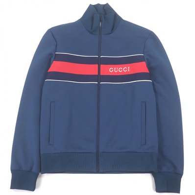 未使用品 グッチ ブルゾン ネイビー メンズ S 787872