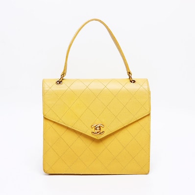 シャネル CHANEL キャビアスキン ワイルドステッチ 5番台 1999-2000年 ハンドバッグ【中古】