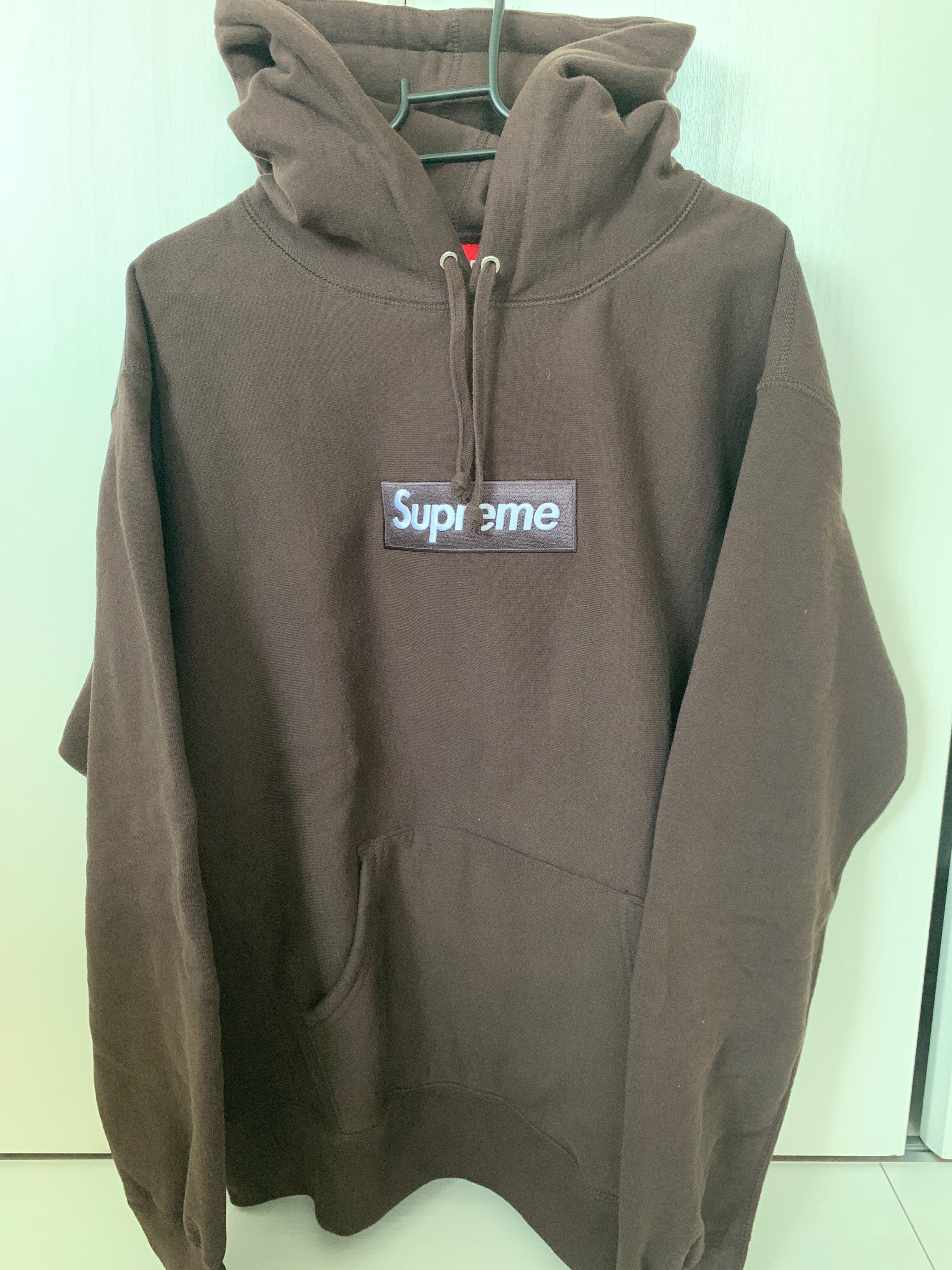 Supreme Box Logo Hooded Sweatshirt "Dark Brown" (21FW)