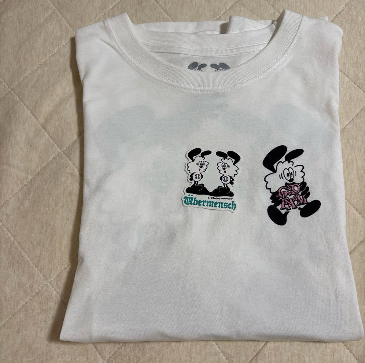 VERDY x G-DRAGON Ubermensch FAM VICK T-Shirt "White"
