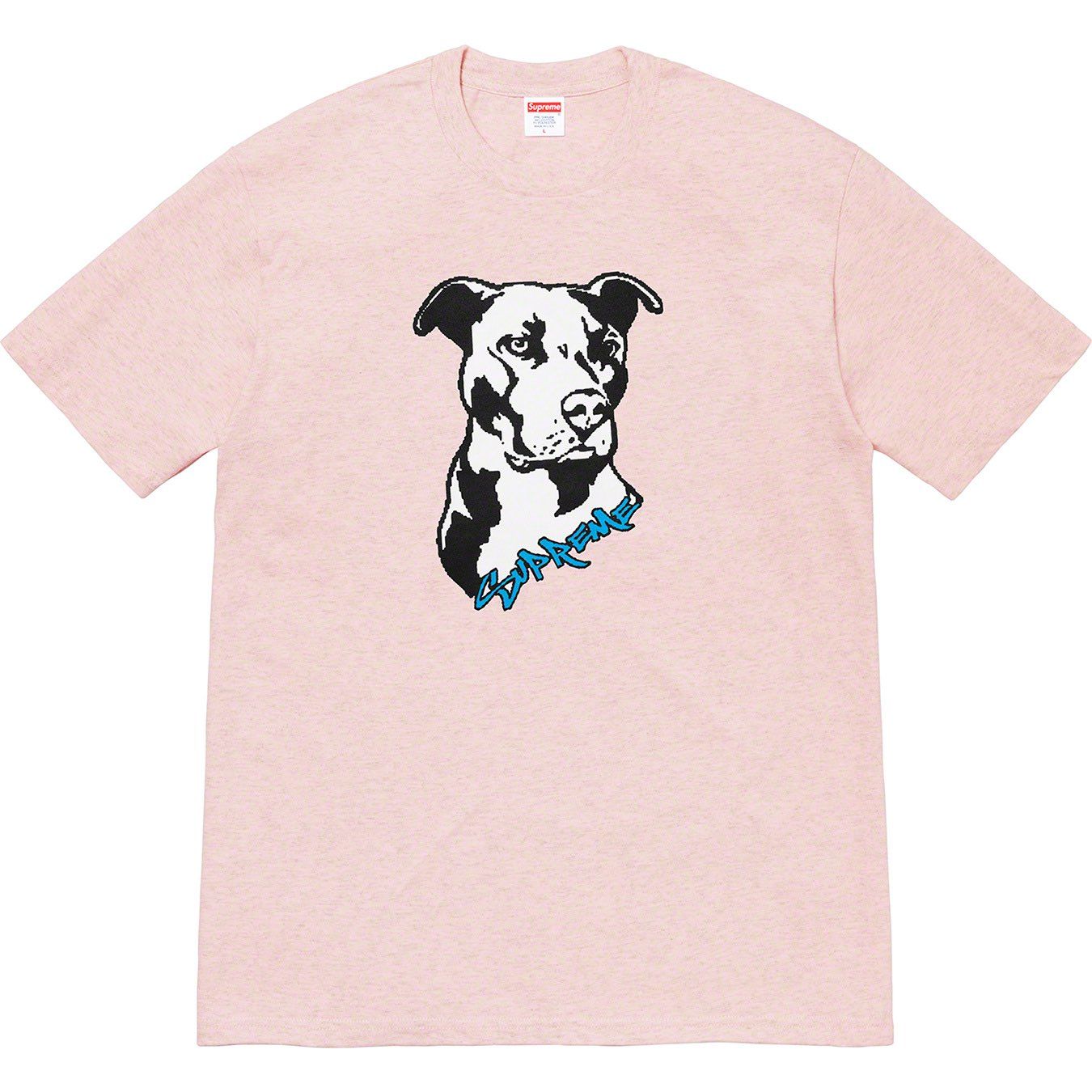 20ss Pitbull Tee / Heather Pink / L
