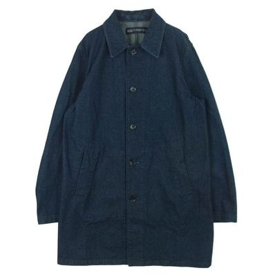 WACKO MARIA ワコマリア 14SS 14SS-CT-16 WASH DENIM COAT ウォッシュ デニム コート インディゴブルー系 M【中古】