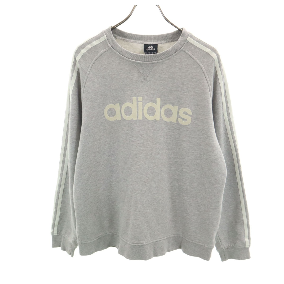 adidas アディダス 長袖 スウェット トレーナー O グレー