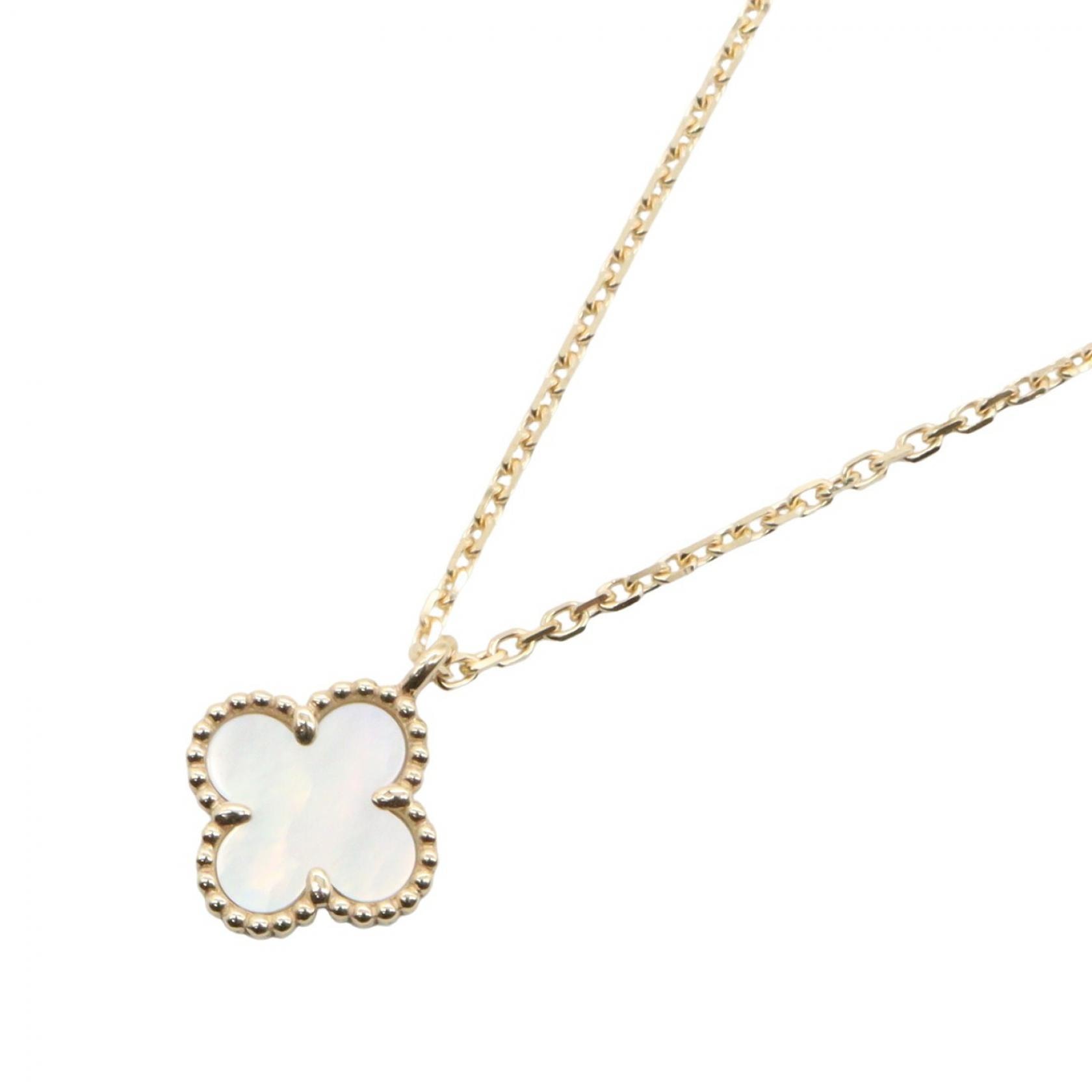 ヴァンクリーフ&アーペル Van Cleef & Arpels スウィートアルハンブラ マザーオブパール ネックレス ネックレス ジュエリー K18(イエローゴールド) マザーオブパール レディース ゴールド系 / ホワイト系
