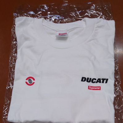 Supreme x Ducati Logos Tee "White"