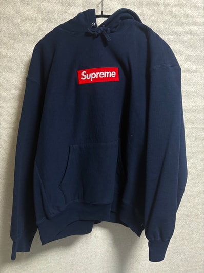 Supreme Box Logo Hooded Sweatshirt "Navy" (24FW)