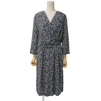 Max Mara Studio マックスマーラ ストゥディオ ワンピース サイズL ジャージー カシュクール ブランド古着【中古】20260520/RA9421