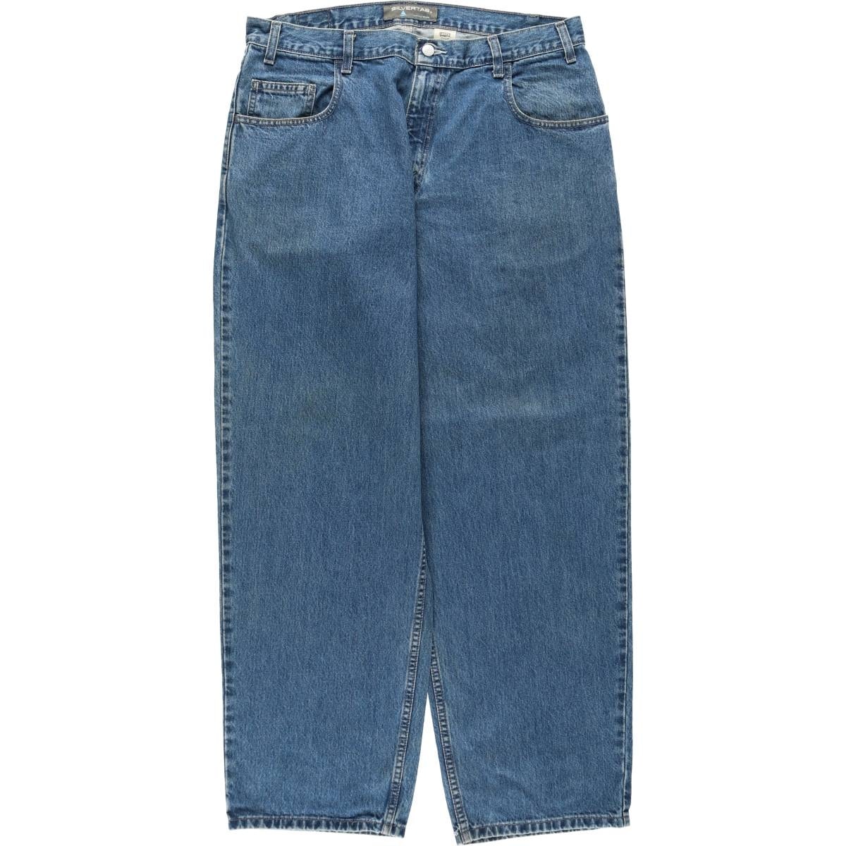 古着 00年代 リーバイス Levi's SILVER TAB シルバータブ BAGGY FIT テーパードデニムパンツ メンズw37相当/eaa631993