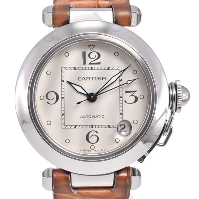 カルティエ CARTIER W3106199 パシャC 2002年クリスマス限定モデル ホワイト 自動巻き ユニセックス 腕時計 G#149912