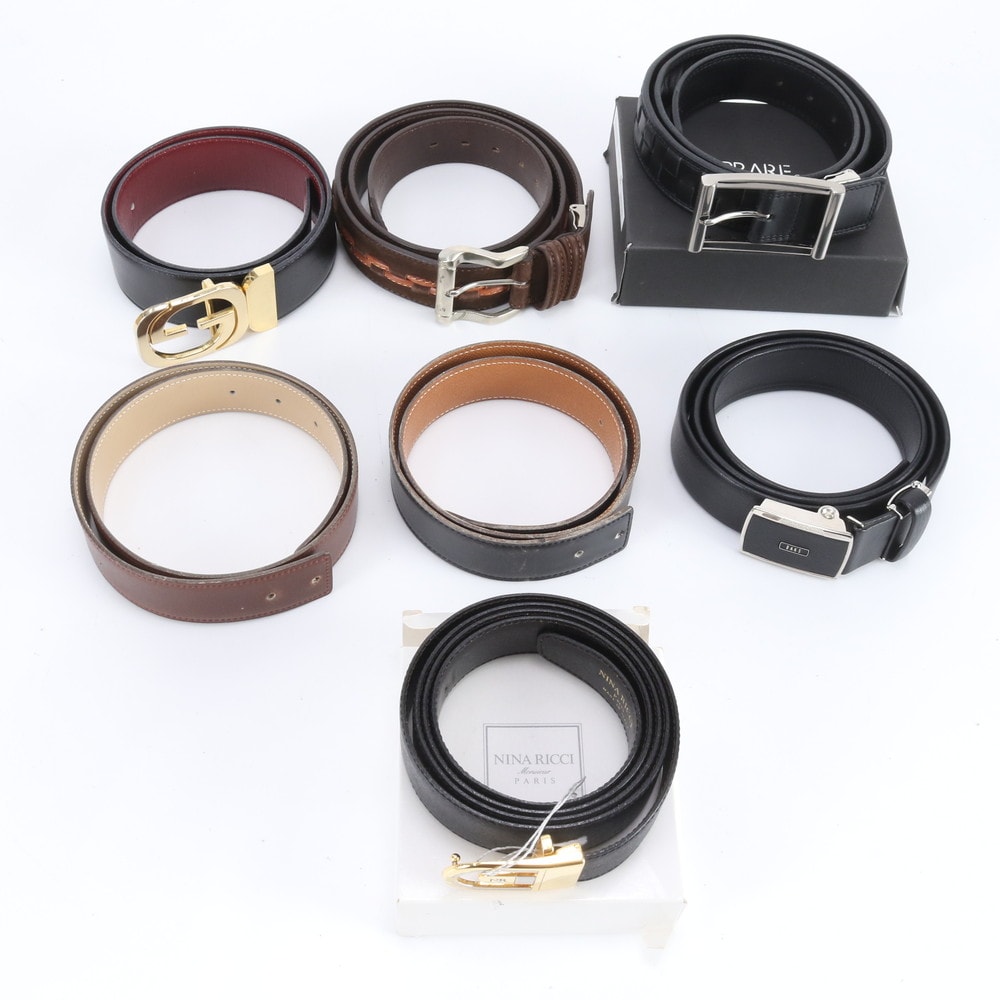 エルメス ■まとめ 7点 セット■〇Z 刻印ベルト レザー