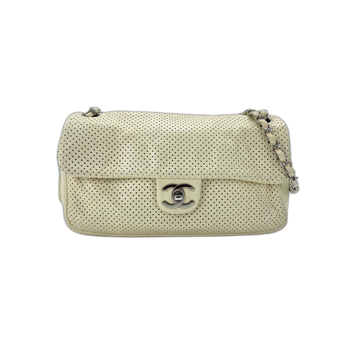 シャネル CHANEL ショルダーバッグ パンチングレザー【中古】