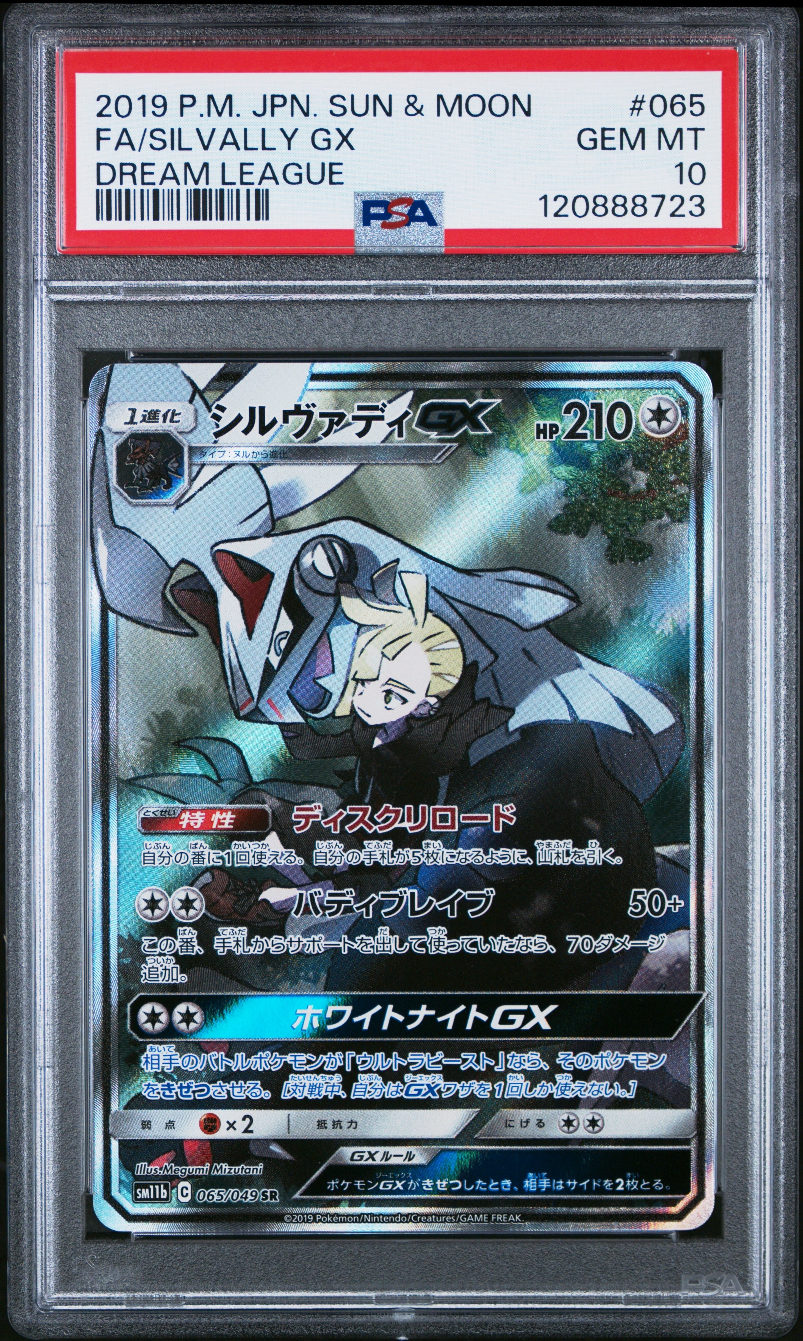 PSA10】シルヴァディGX SR :SA [SM11b 065/049](強化拡張パック