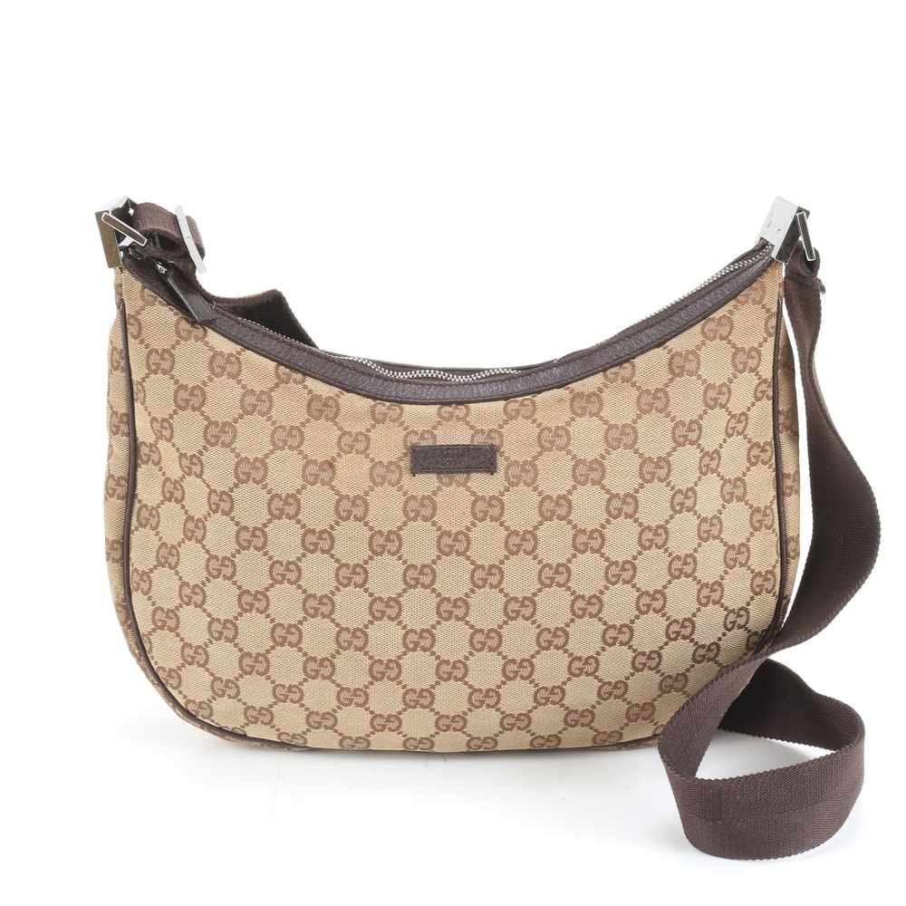 ■極美品 グッチ GGキャンバス 122790 ショルダーバッグ