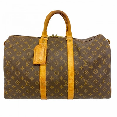 【6de5674】ルイヴィトン ボストンバッグ モノグラム キーポル45 M41428 ブラウン【中古】レディース