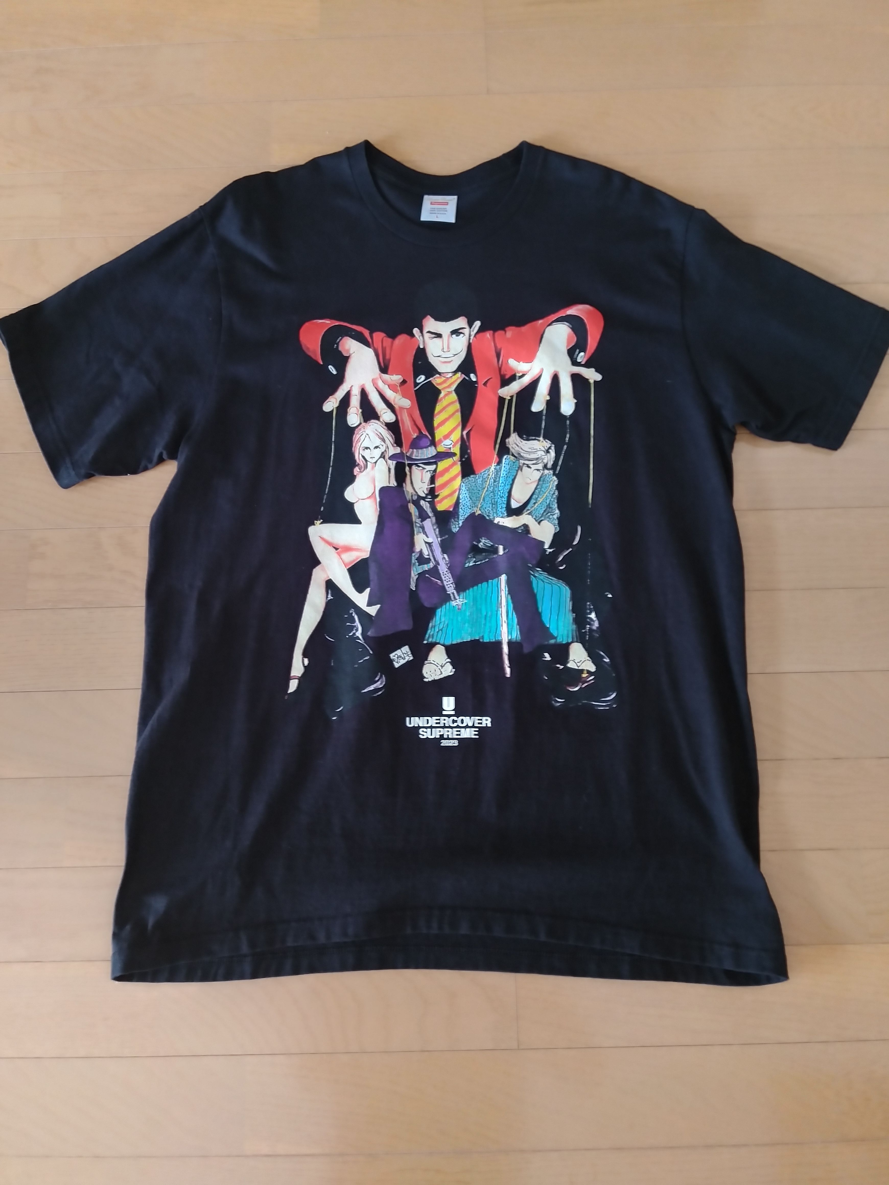 Supreme / Undercover Lupin Tee "Black"