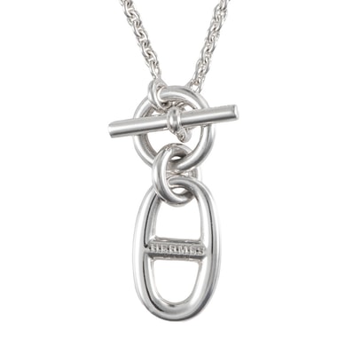 HERMES エルメス Chane d'ancre シェーヌダンクル アミュレット ペンダント ネックレス シルバー【中古】