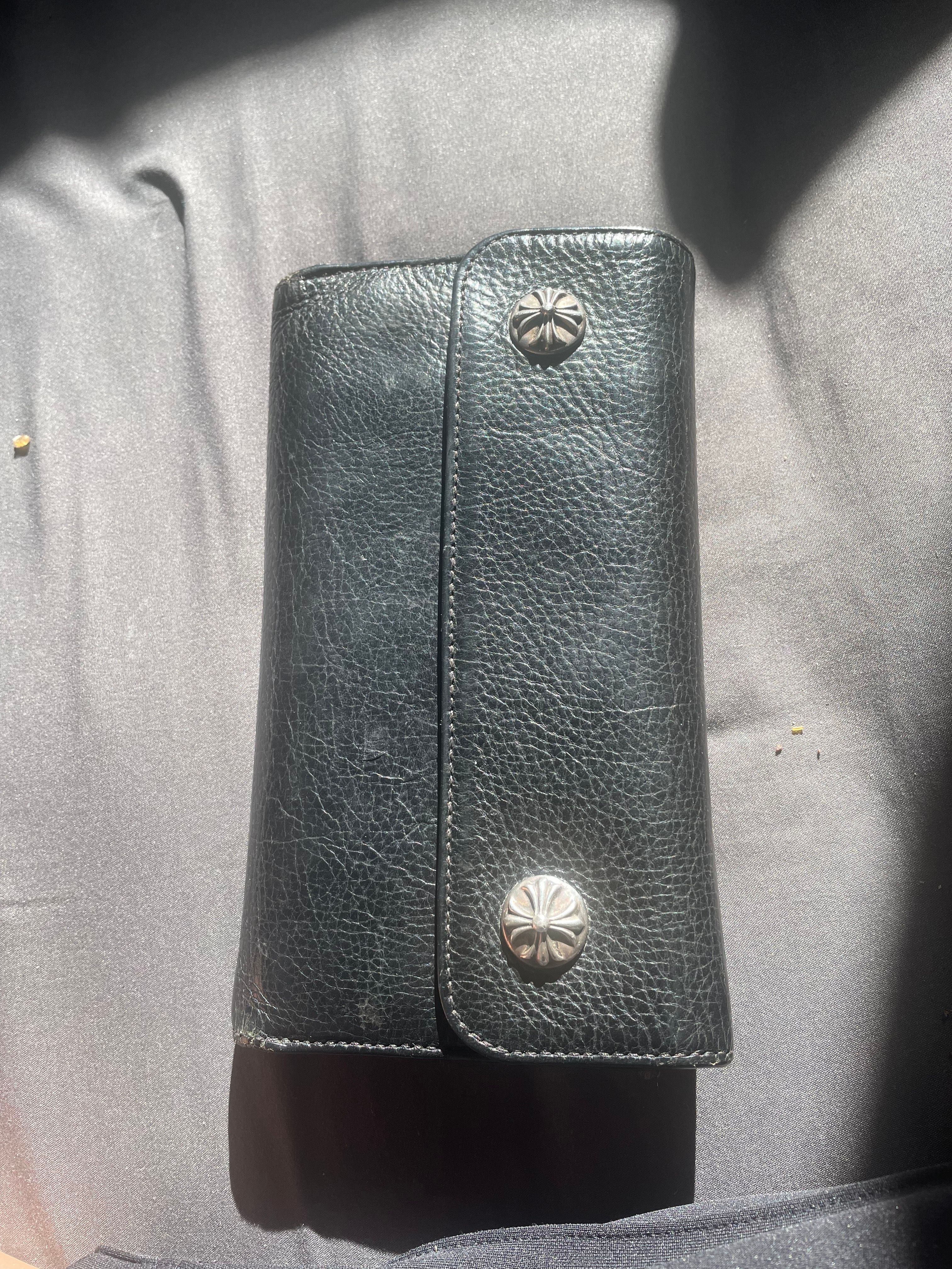 Chrome Hearts Wave Wallet Leather "Black"