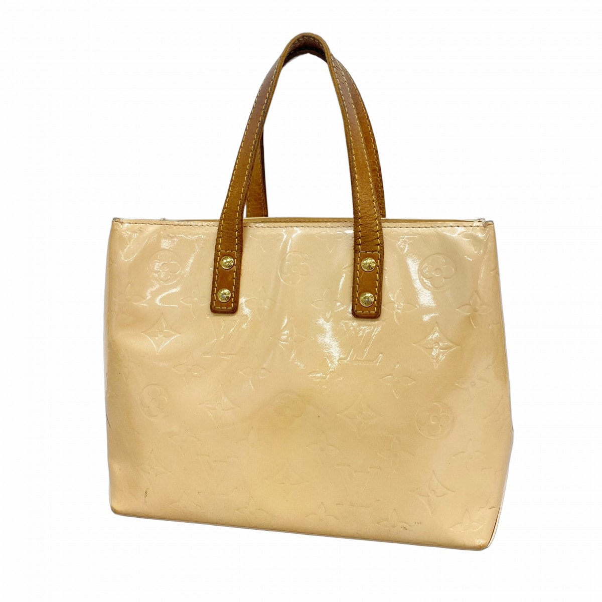 【6dc2589】ルイヴィトン ハンドバッグ ヴェルニ リードPM M91306 マシュマロピンク【中古】レディース