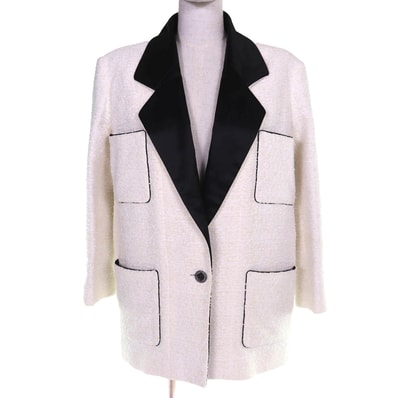 極美品 シャネル ツイードジャケット 34 P72420V63388 22P