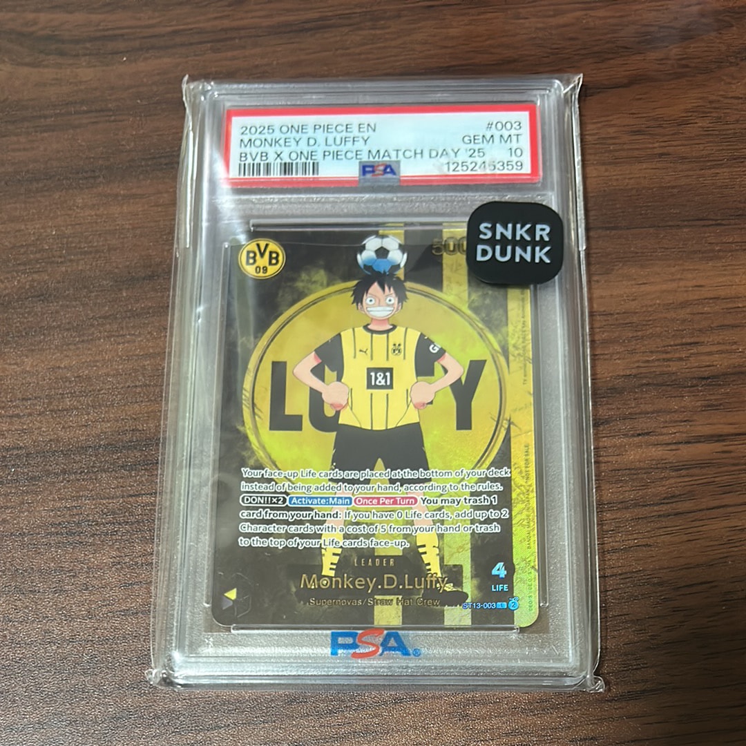 モンキー・D・ルフィ L [ST13-003]【英語版】(プロモーションカード「ボルシアドルトムント × ONE PIECE マッチデー 2025」)