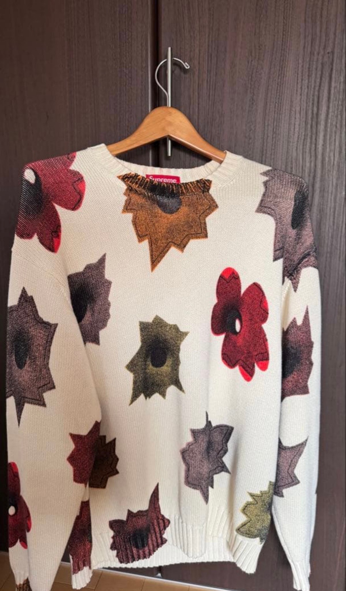 Supreme Nate Lowman Sweater "White"
