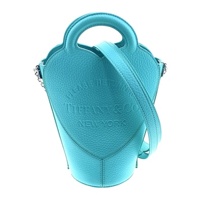TIFFANY&Co. ティファニー リターン トゥ ティファニー クロスボディバッグ 2WAY ショルダーバッグ 72017420 レザー ブルー レディース【中古】