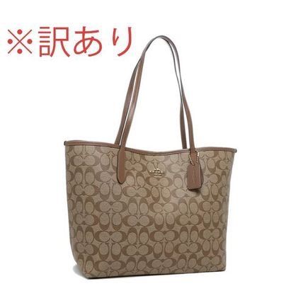 【訳あり】COACH コーチ トートバッグ シグネチャー 5696