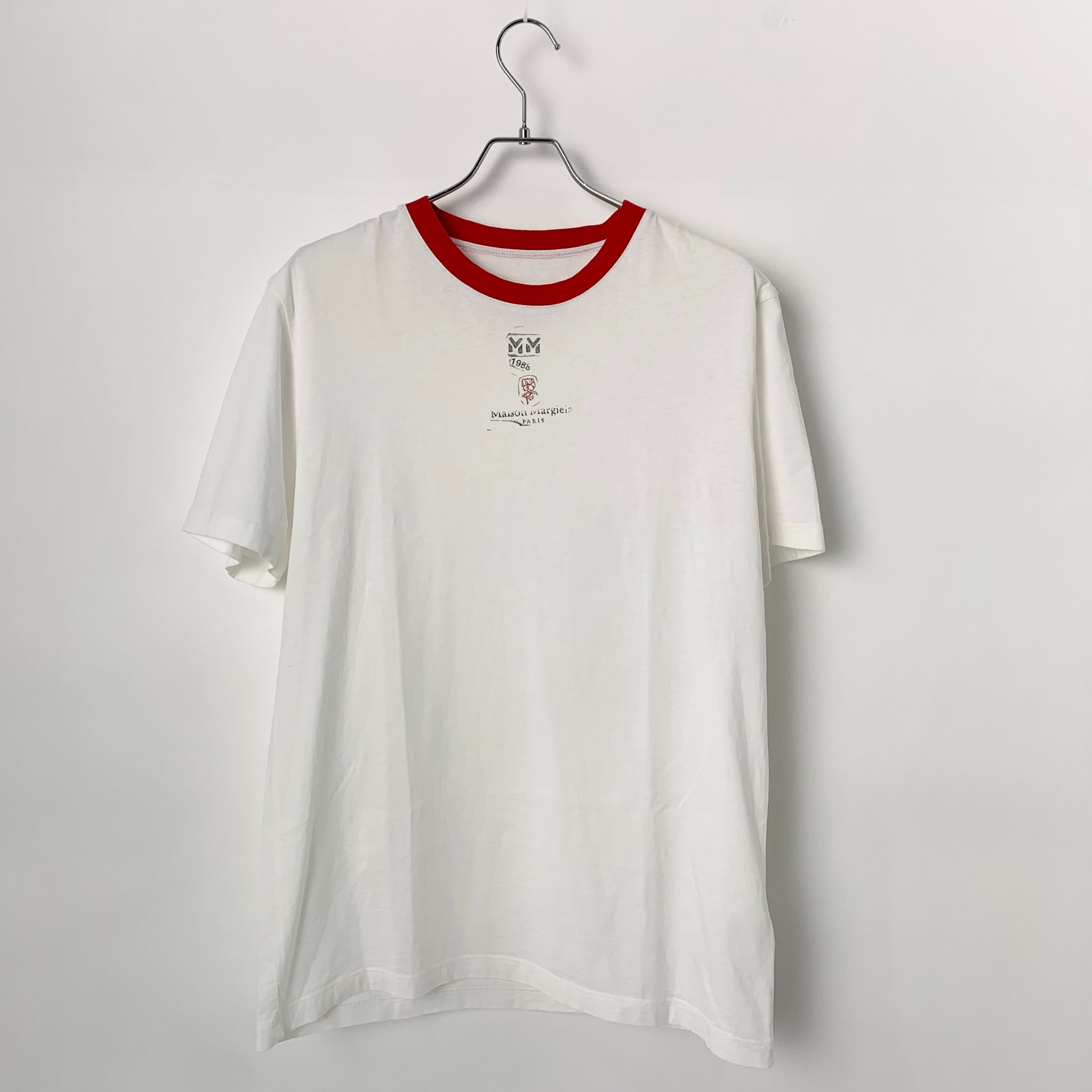 Maison Margiela Stamp T-Shirt "White/Red"
