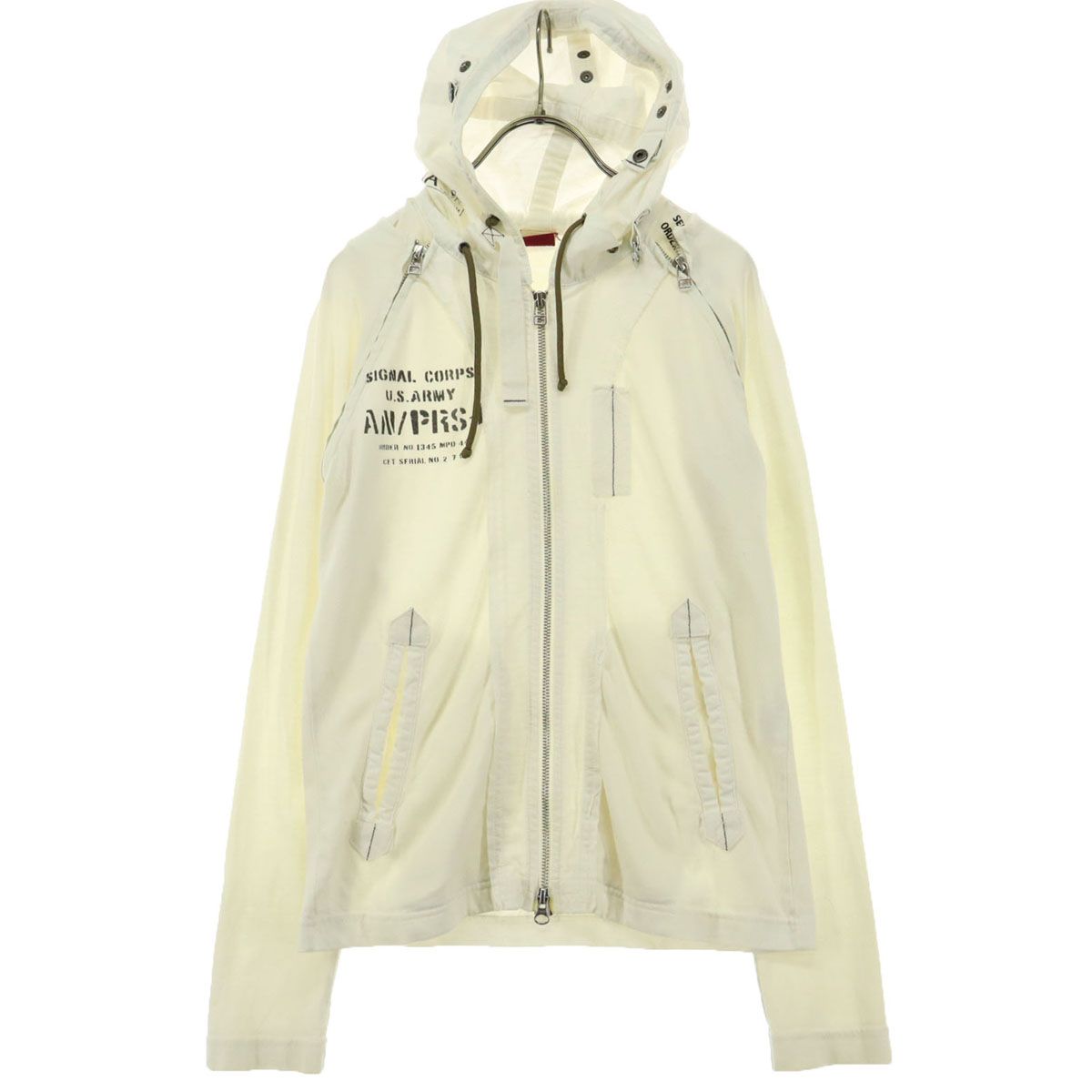 美品 AVIREX 長袖 パーカー