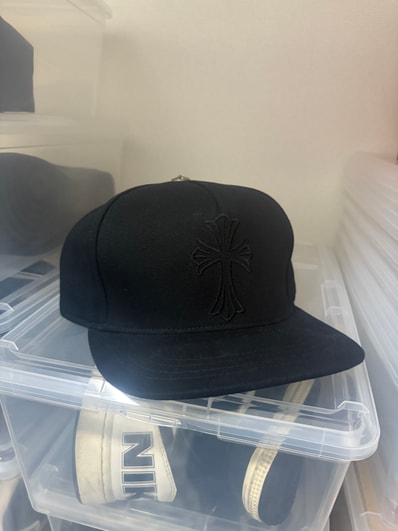 Chrome Hearts Baseball Denim Cap Cross "Black"