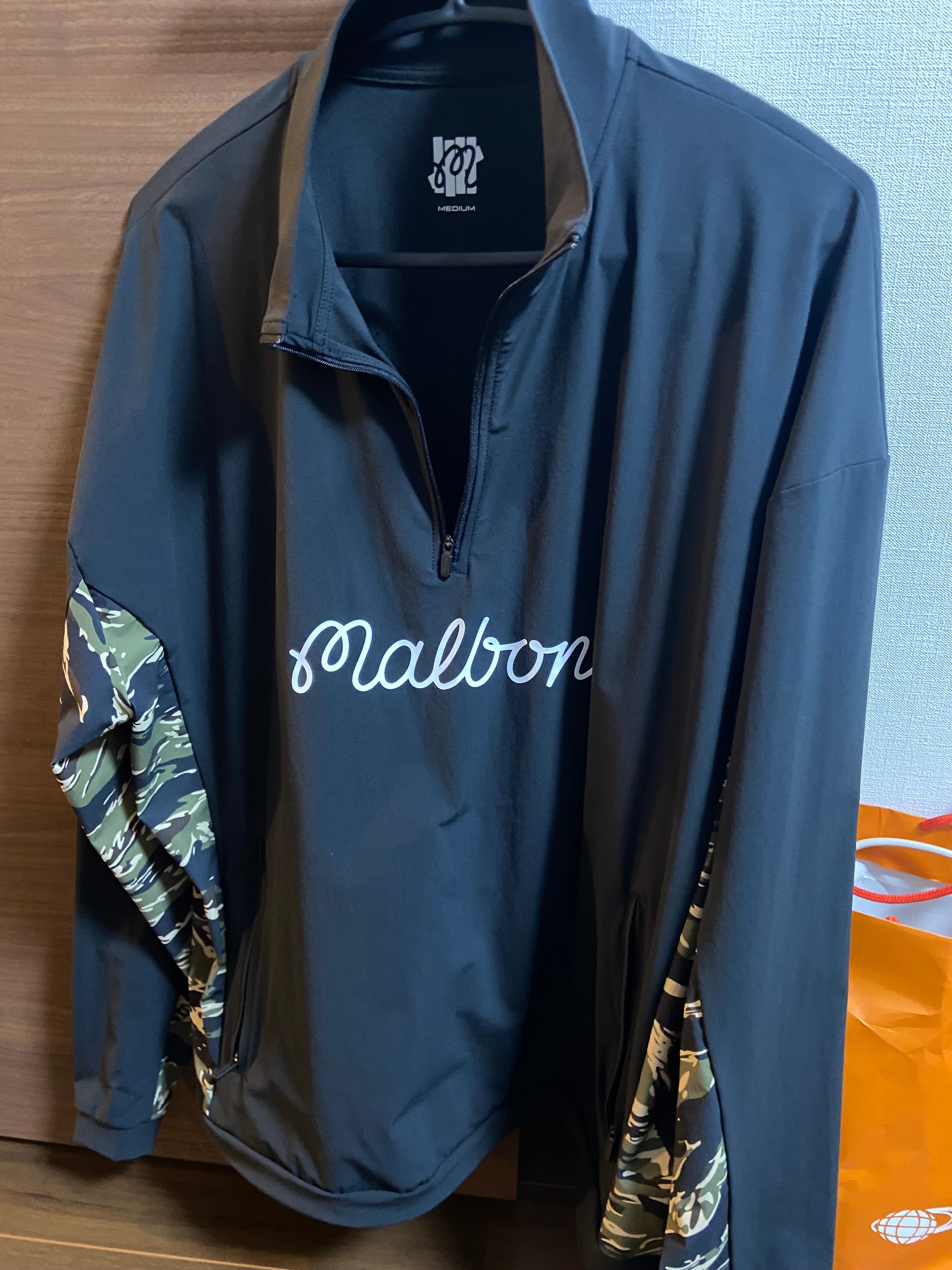 UNDEFEATED x Malbon Performance 1/4 Zip Pullover "Black"