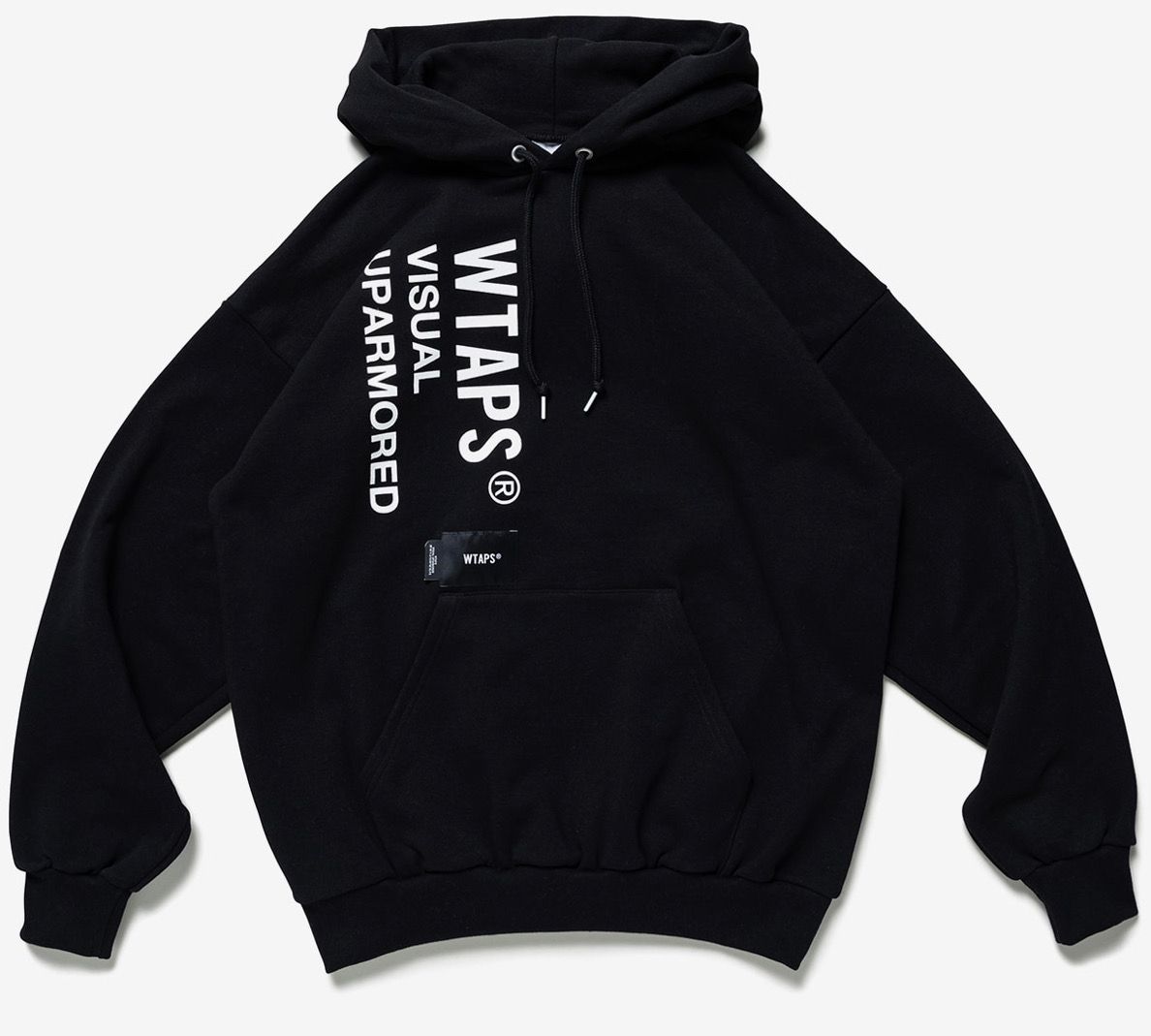 VISUAL UPARMORED / HOODY / COTTON  BLACK
