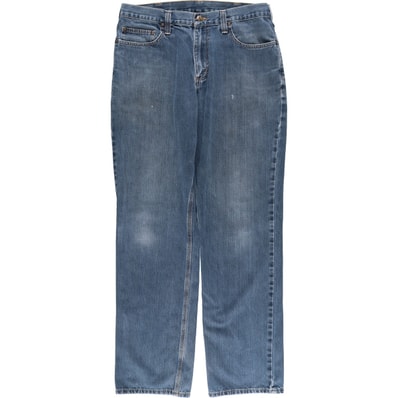 古着 カーハート Carhartt RELAXED FIT ストレートデニムパンツ メンズw32相当/eaa612430